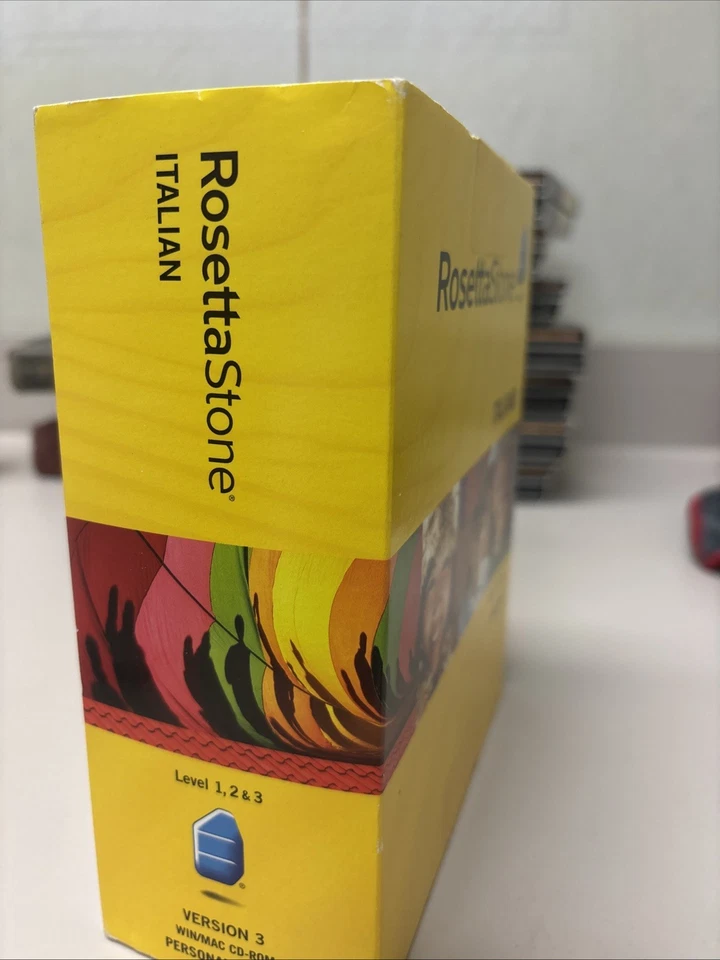 Rosetta Stone ITALIAN Level 1, 2 & 3 Version 3 Spanish Latin America - Brand New - Image 2 of 4