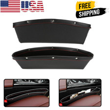 NEW Car Seat Gap Filler Seat Crevice Storage Box Bag Between Seats Console Pouch