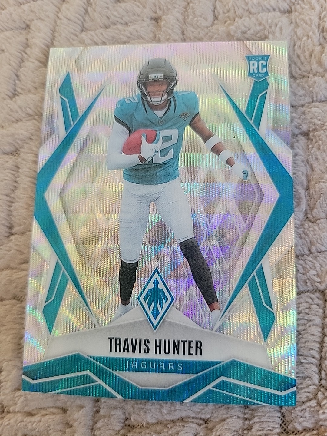 2025 Panini Phoenix - Rookies Travis Hunter #157 Wave /199 (RC)