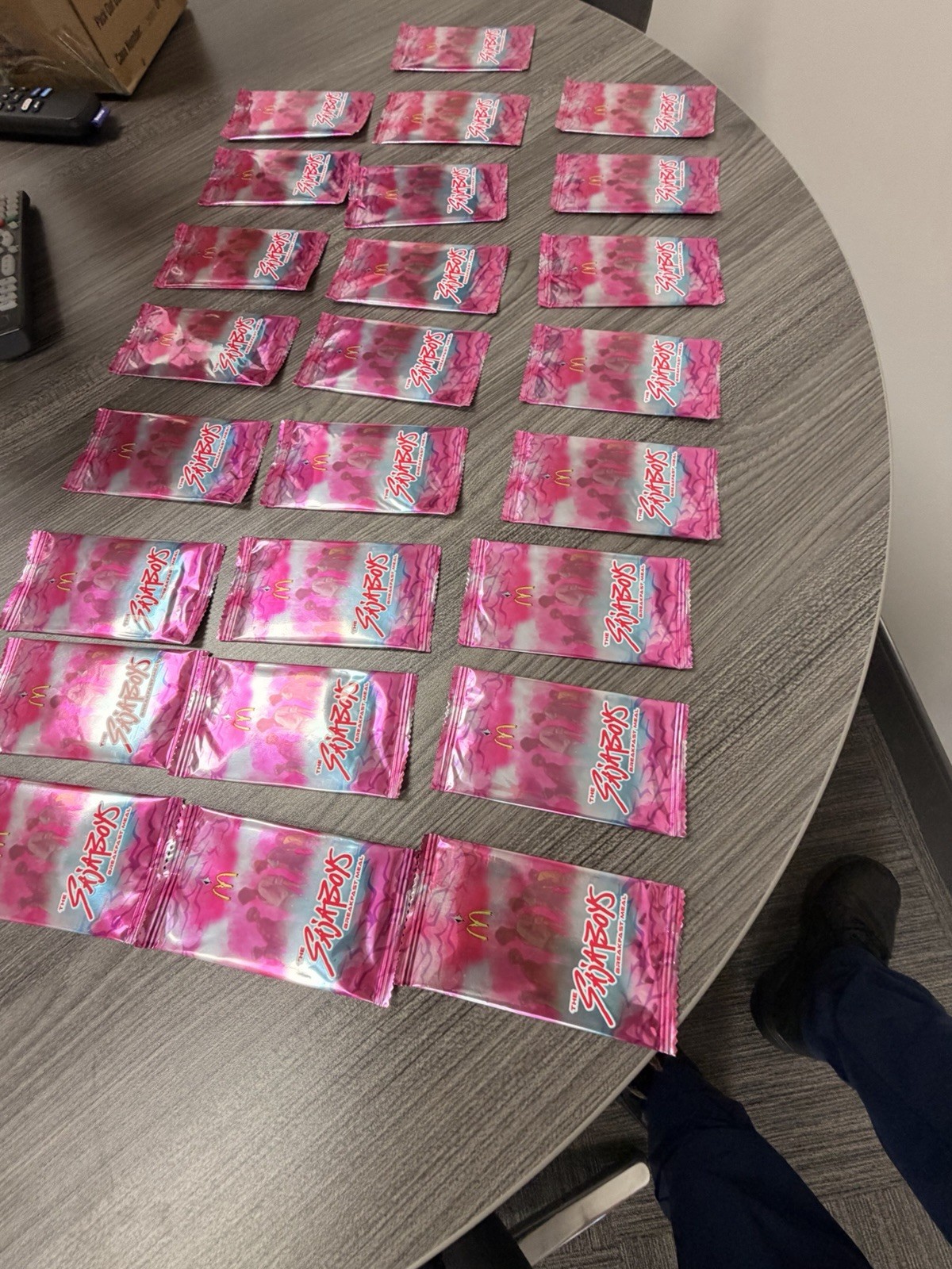 McDonald's The Saja Boys  Breakfast Meal Sealed Pink Packet  Pack Lot of 25