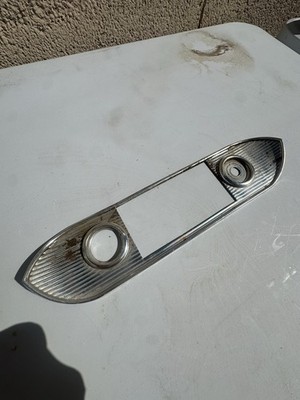 1962-1965 Chevy Nova AM Radio Bezel Trim Plate ORIGINAL/USED/NO BENDS