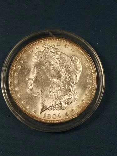 1904-O Morgan Silver Dollar $1 Uncirculated beautiful high grade