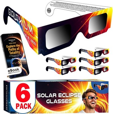 Sonnenfinsternis Brille 6/12/25/50/100 12312-2 sichere Sonnensicht