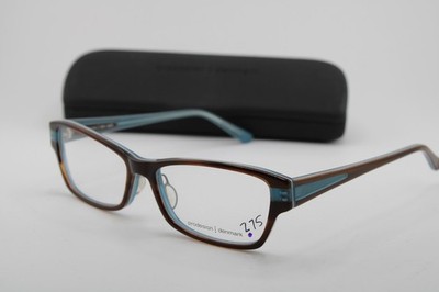 NEW PRODESIGN DENMARK 1749 1 C.6434 HAVANA BLUE AUTHENTIC EYEGLASSES 55-15