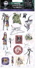Nightmare Before Christmas-Sticker Sheet-35 Stickers-Double-Sided Licensed-New