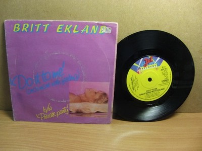 Britt Ekland   Do It To Me (Once More With Feeling) 1979 7  Jet JET 161 PS