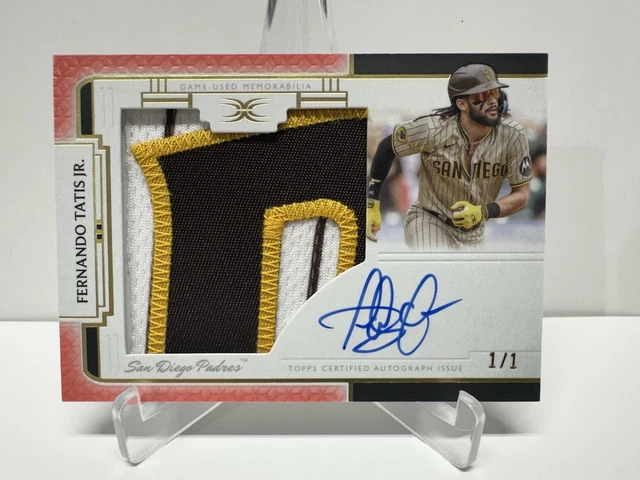 2024 Topps Definitive Fernando Tatis Jr. San Diego Padres Patch 1/1 - Auto