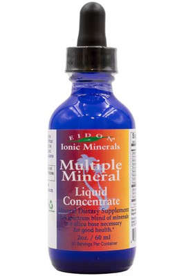2 X Eidon Ionic Minerals Multiple Mineral Liquid Concentrate -- 2 fl oz