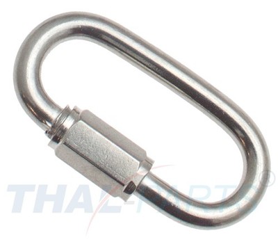 Kettennotglied 8mm Edelstahl Rostfrei Niro V4A Rapidglied Quick Link Kettenglied