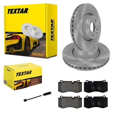 TEXTAR BREMSSCHEIBEN 335mm + BELÄGE VORNE passend für MERCEDES S-KLASSE W221