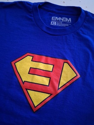 Eminem XL Tee Shirt - Superman Logo Tee | eBay