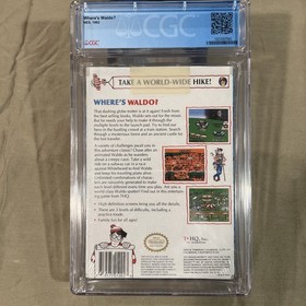 Where's Waldo (NES, 1991) Sealed CGC 9.2 A+ Graded Not Wata VGA Nintendo