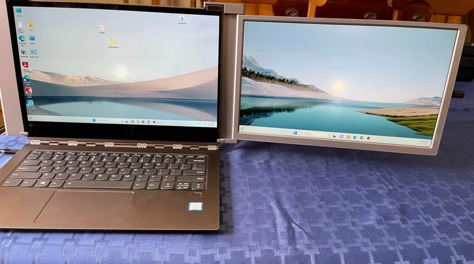 14" Portable Dual Monitor Extender FHD 1080P IPS Screen for Laptop USB-C HDMI Pl - Image 4 of 4