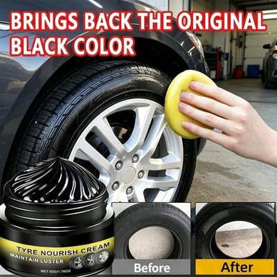 Tyre Nourish Cream,Tire Nourish Wax Cream,Tyre Nourish Cream Maintain Luster US