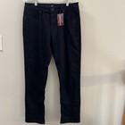 MONTFORT Men's Navy Blue Cotton Blend Winter DENIM Jeans Size 33x30 NWT — photo 1