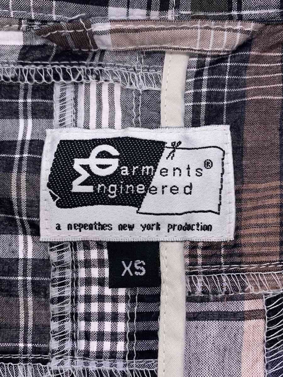 Engineered Garments 3BT Patchwork Check Cotton Bl… - image 3