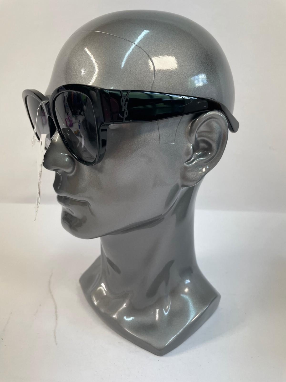 Occhiali da sole Saint Laurent SL M3 001 neri 55 16 140 lenti grigie