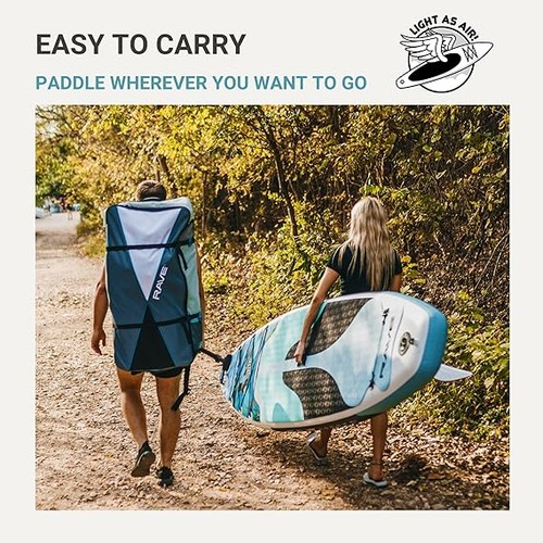 NEW Rave Sports Kota 10'6" iSUP Inflatable Stand Up Paddle Board Package Loon - Picture 4 of 6