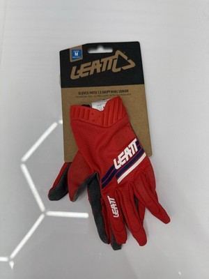 Leatt Moto Gloves 1.5 Juinor / Youth Medium Gripr- Red / Blue