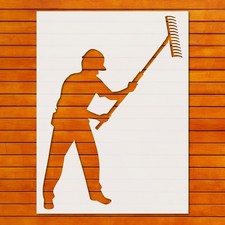 Reusable Farmer Design Stencil Template for Wall Art  DIY Crafts - StencilAir