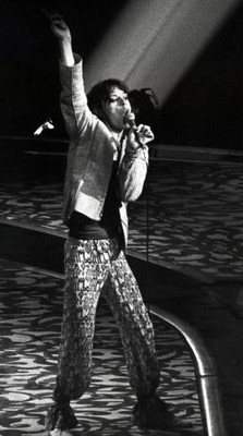 Mick Jagger of the Rolling Stones 1970s Historic Old Photo