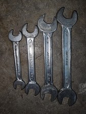 Vintage WESTLINE SAE Double Open End Wrench Set MADE IN USA