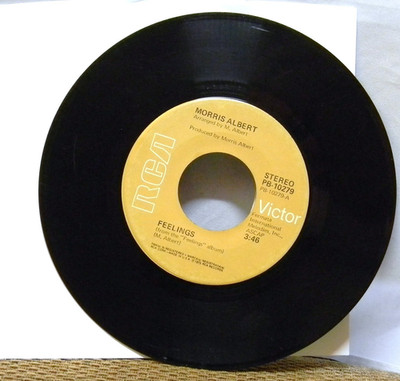 MORRIS ALBERT FEELINGS / THIS WORLD TODAY IS A MESS 45 RPM RECORD 070