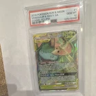 Venusaur & Snivy GX Full Art Ultra Rare Holo Cosmic Eclipse #1/236 PSA 10 2019