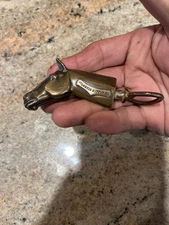 antique made in USA souvenir horse head bottle opener/corkscrew rare heavy