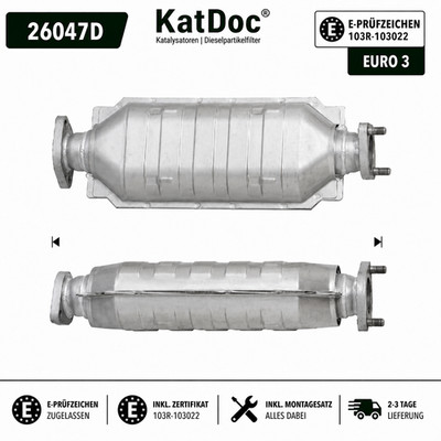   Katalysator Mitsubishi L200 2.5 TD 4WD Euro 3