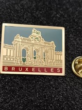 Pin Anstecknadeln Pin Emaille 66 Belgien Denkmal Arche Du Cinquantaire "BRÜSSEL" 