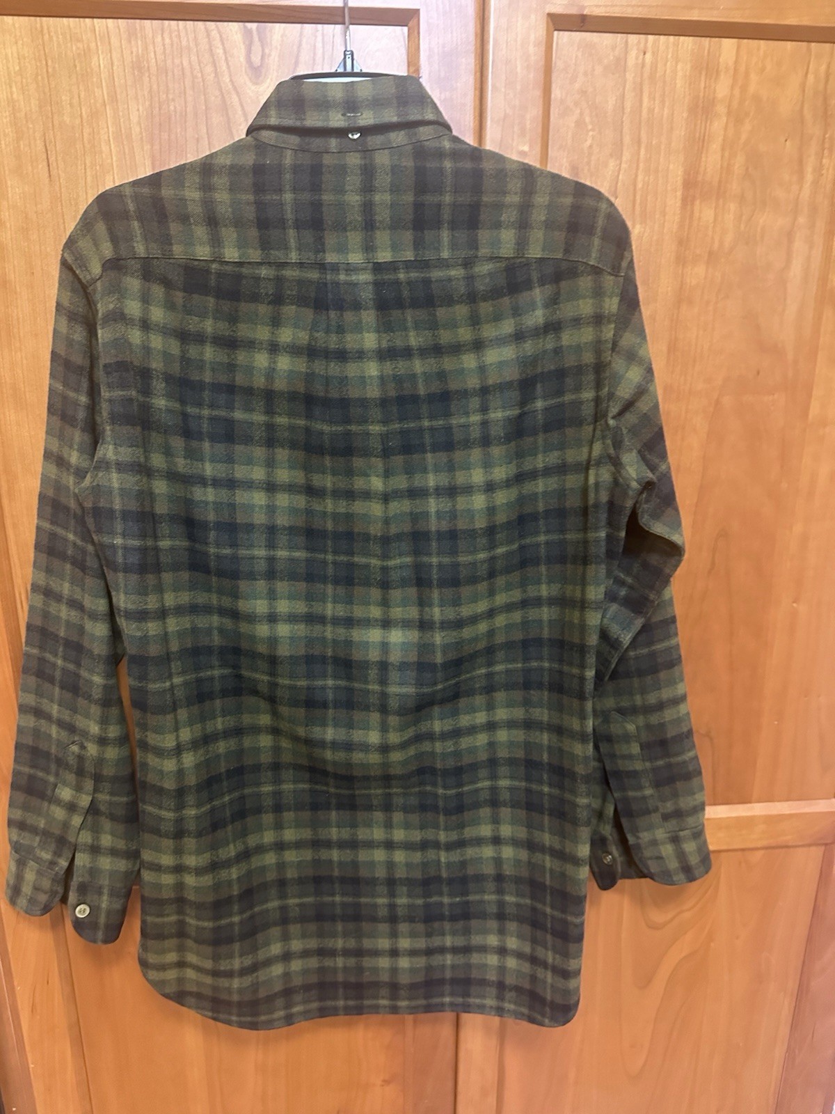 Pendleton Wool Plaid Flannel Button-Down Shirt Gr… - image 4