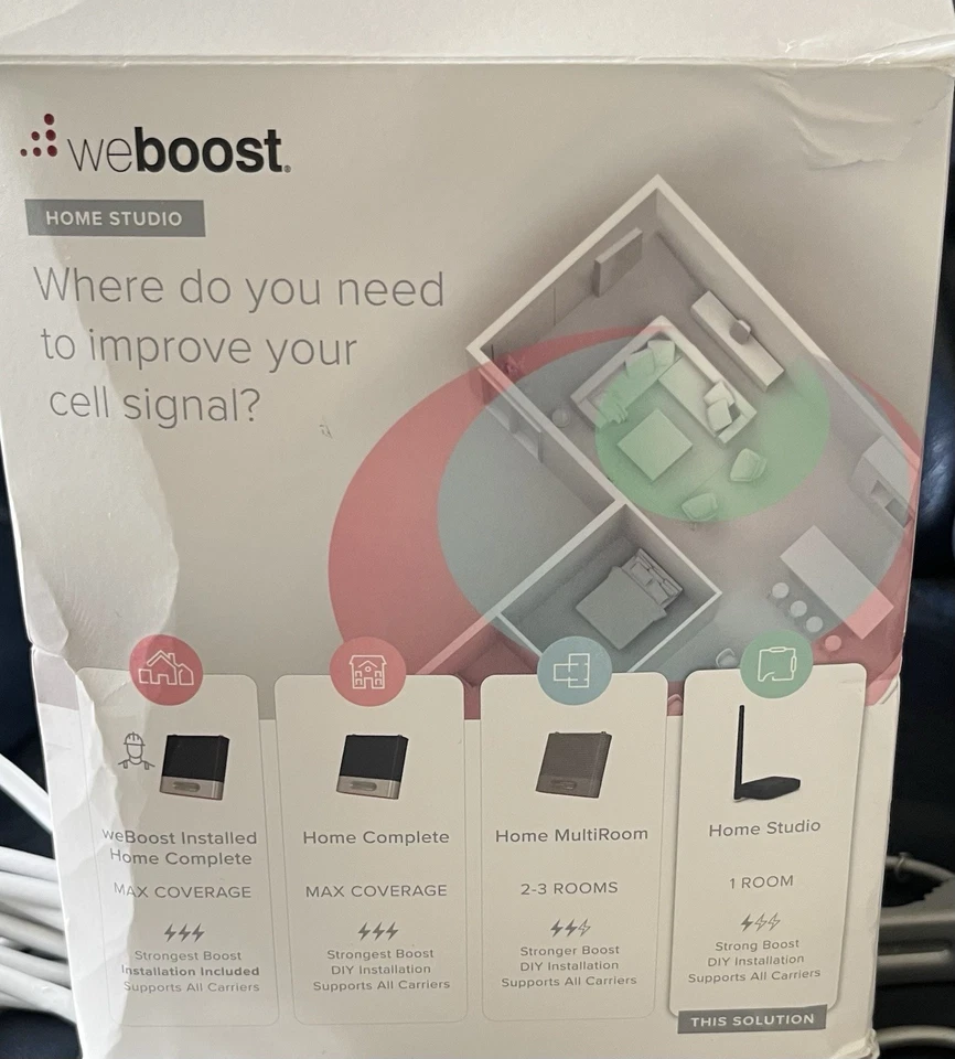 Kit amplificador de señal celular weBoost Home Studio 470166 Foto 2 de 4