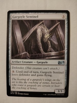 Gargoyle Sentinel (216)   Magic 2015 (M15)   MTG Magic the Gathering