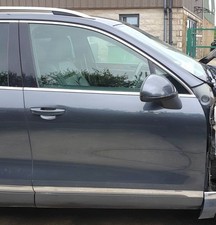VW TOUAREG Mk2 7P 2010-2018 Front Door Panel FRONT RIGHT SIDE _ Flint Grey LG7W