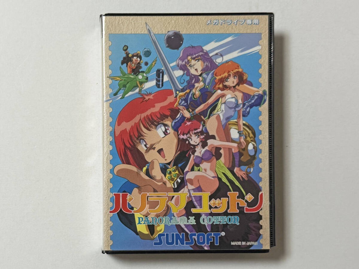 SEGA - メガドライブ パノラマコットン　Mega Drive MD Cotton Panorama Cotton Mega Drive MD Sega Japan Region Shooter Game