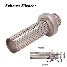 2.36" Baffle DB Killer Insert Silencer Universal for Exhaust Muffler Tips 60mm