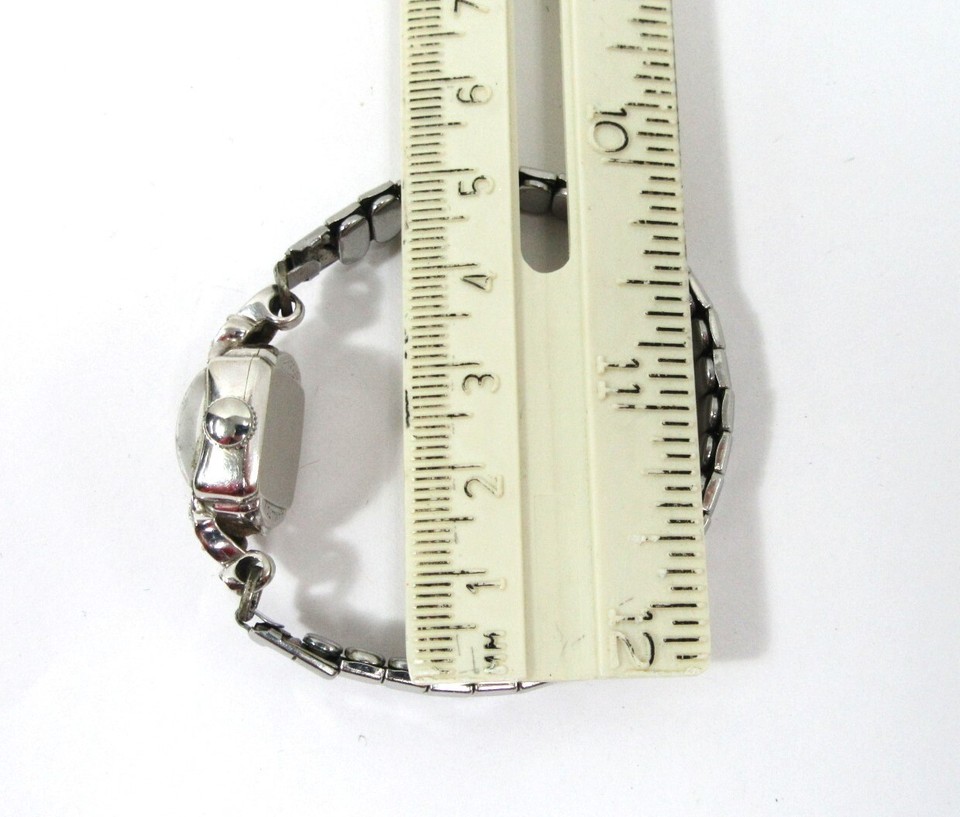 VINTAGE LADIES WRISTWATCH 14K GOLD HAMILTON WITH ORIGINAL FLEX BAND