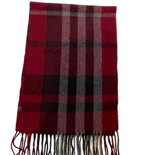 Cejon Plaid Tartan Scarf Wrap Italian Preppy Unisex Oblong Fringe Luxury