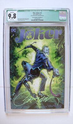 Joker #1 Vol. 2, J Scott Campbell Variante A, signiert und COA CGC 9.8
