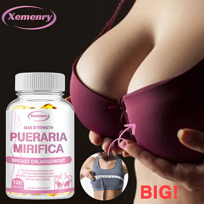 Pueraria Mirifica Capsules 5000mg - Natural Breast Enlargement, Bust Firming
