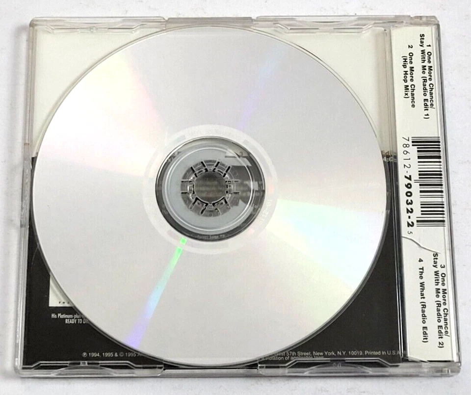 THE NOTORIOUS BIG - ONE MORE CHANCE - RAP CD HIP HOP EP (1995) Foto 3 de 3