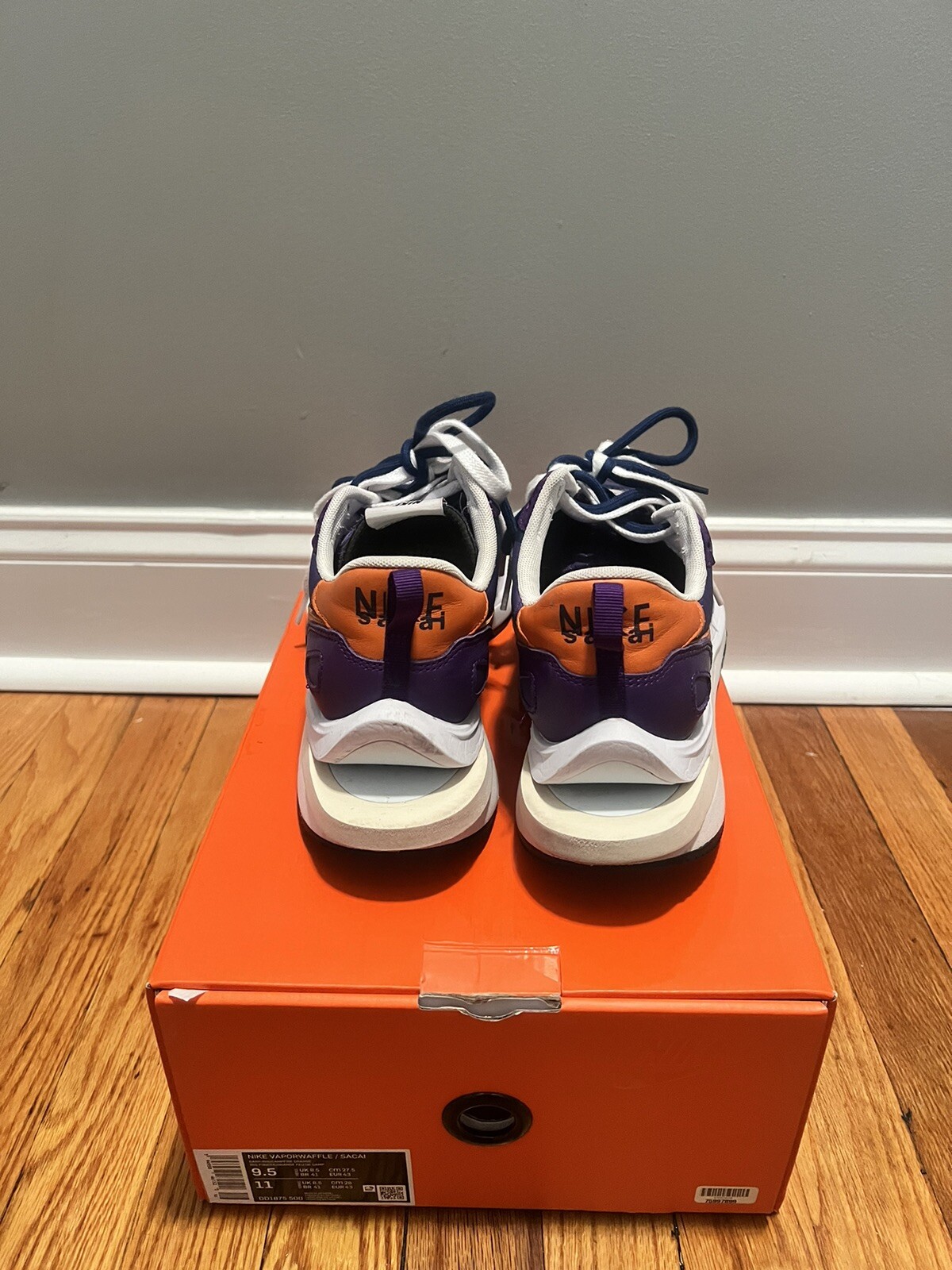 SACAI X NIKE Taglia 9 5 Nike VaporWaffle x Sacai iris scuro