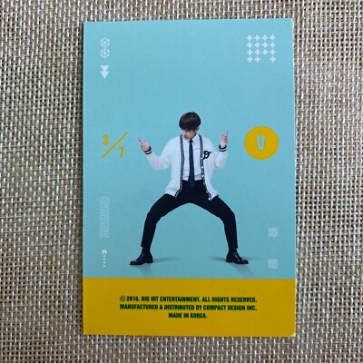 BTS V 3/7 [ 3rd Muster ARMY.ZIP ] Official Player Card Photocard