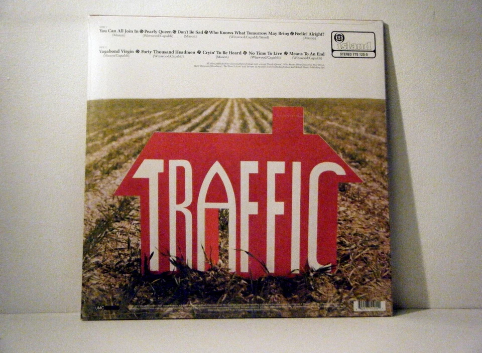 TRAFFIC LP Self Titled 2nd album 1968 Island Umc RE  180 gram vinyl new  SEALED! - Image 2 of 2