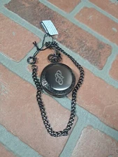 Mens Things Remembered Mechanical Pocket Watch Engraved 