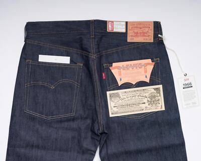 LVC Levi's Vintage Clothing Big E 1966 501 XX Raw Selvedge Denim