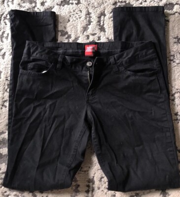 Dickies Black Juniors Sz 11 Cotton Spandex Waist 30 31 Inseam 30