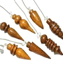 Beautiful Wooden Dowser Pendulum Healing Gift Wellness Meditation Handcrafted