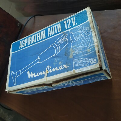 Aspirateur Voiture Moulinex Vintage - 12V - Années 60 - Pièce De Collection - Non Testé